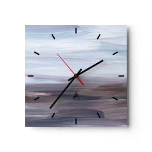 Zegar ścienny - Żywioły: woda - 40x40 cm