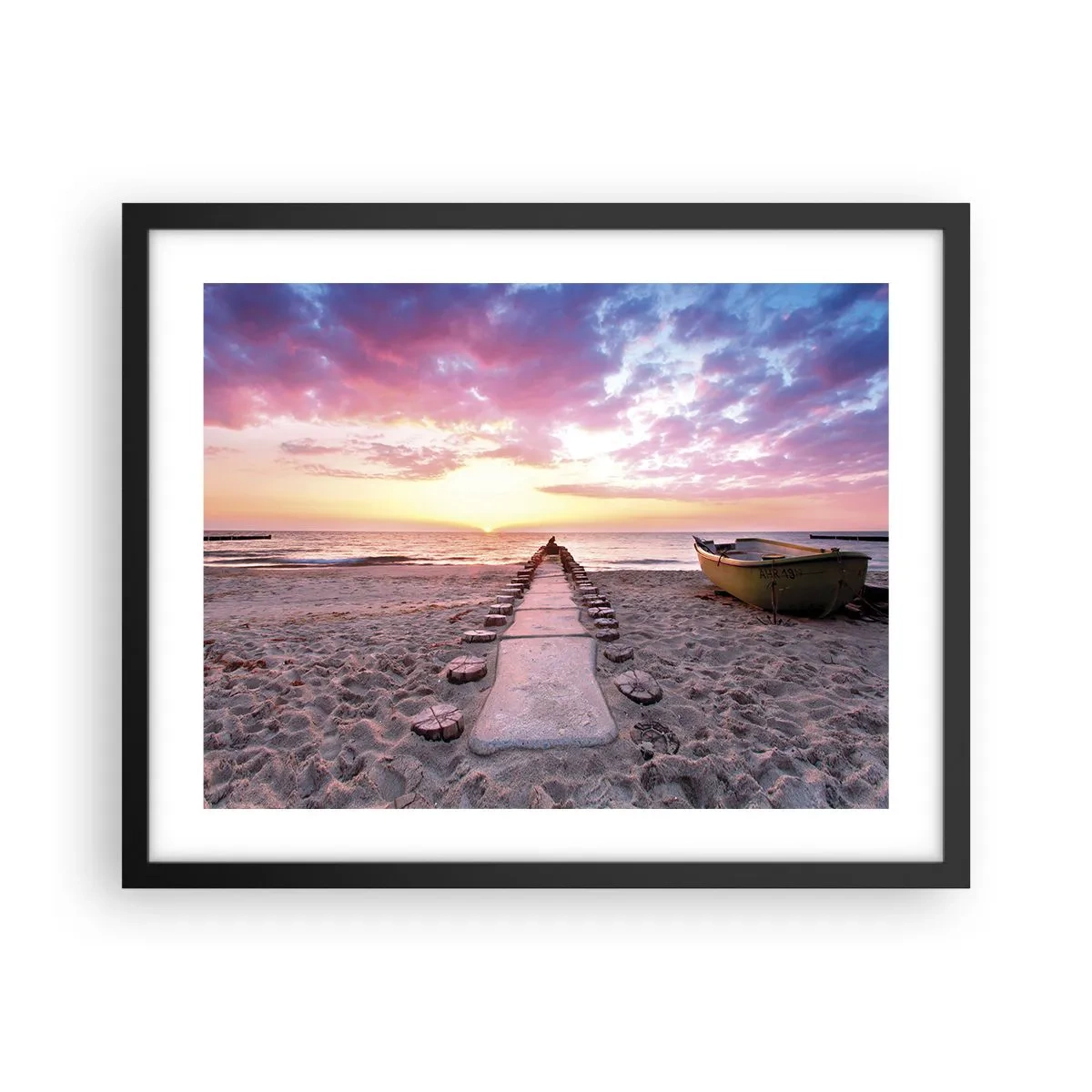 Plakat w czarnej ramie - Chwila głębokiego przeżycia - 50x40 cm