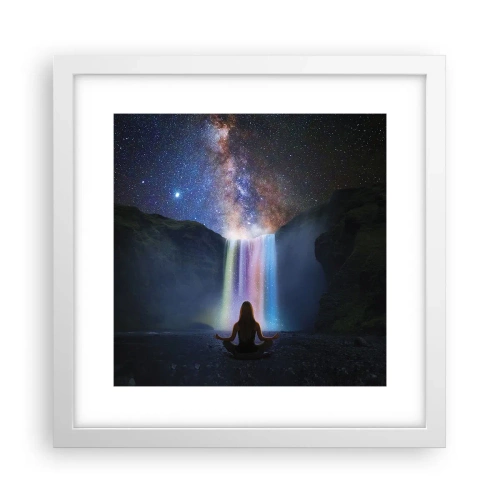 Plakat w białej ramie - Absolutna harmonia - 30x30 cm