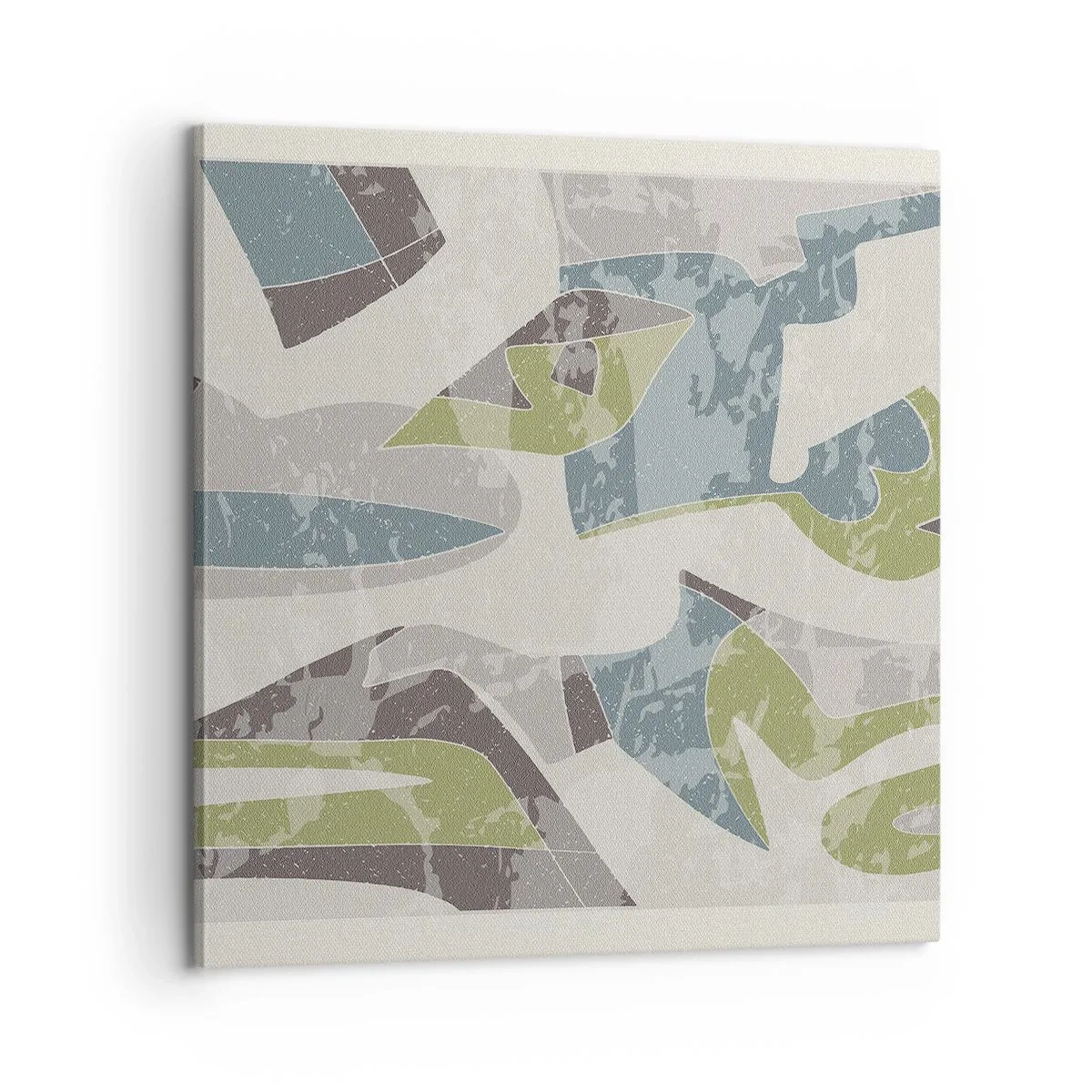 Obraz na płótnie - Kompozycja za szybą - 60x60 cm