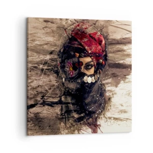 Obraz na płótnie - Co najmniej niepokojąca - 60x60 cm