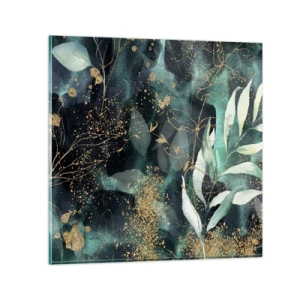 Obraz na szkle - Zaczarowany ogród - 60x60 cm