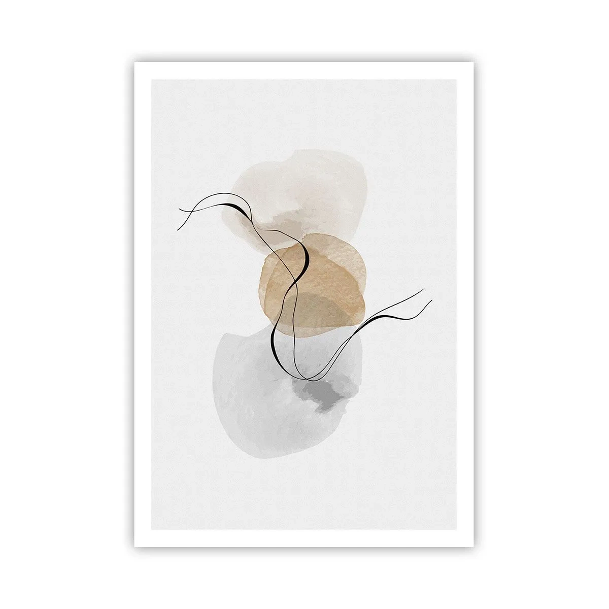 Plakat - Powietrzne paciorki - 70x100 cm