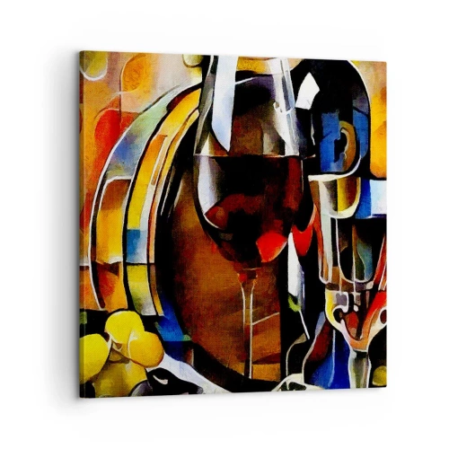Obraz na płótnie - I świat nabiera barw - 60x60 cm