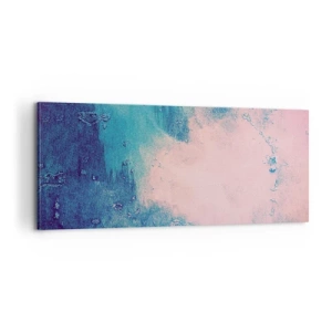 Obraz na płótnie - Błękitne objęcia - 100x40 cm