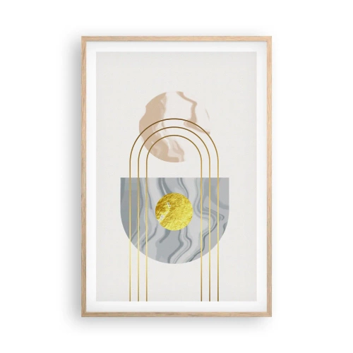 Plakat w ramie jasny dąb - Jasność i blask - 61x91 cm