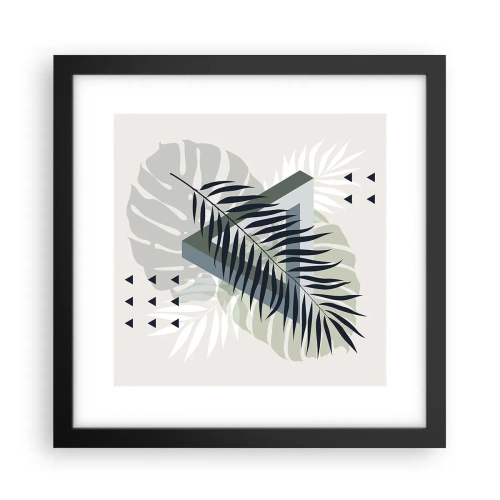 Plakat w czarnej ramie - Natura i geometria – dwa porządki? - 30x30 cm
