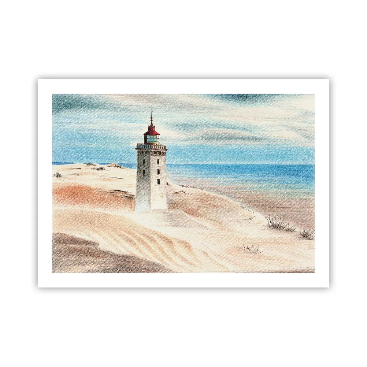 Plakat - Zawsze wpatrzona w morze - 70x50 cm