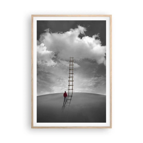 Plakat w ramie jasny dąb - Wszystko możliwe - 70x100 cm