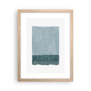 Plakat w ramie jasny dąb - Wyrosłe na błękicie - 30x40 cm