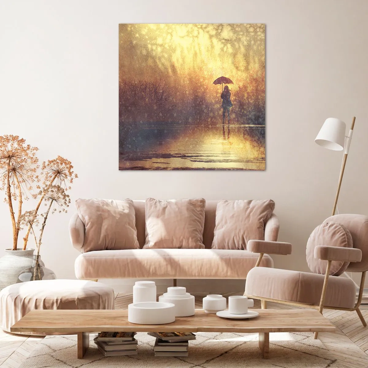 Obraz na płótnie - Czuję, że ktoś na mnie patrzy - 60x60 cm