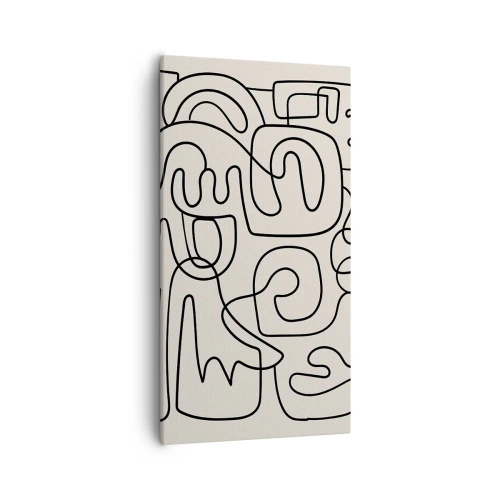 Obraz na płótnie - Po śladzie - 55x100 cm