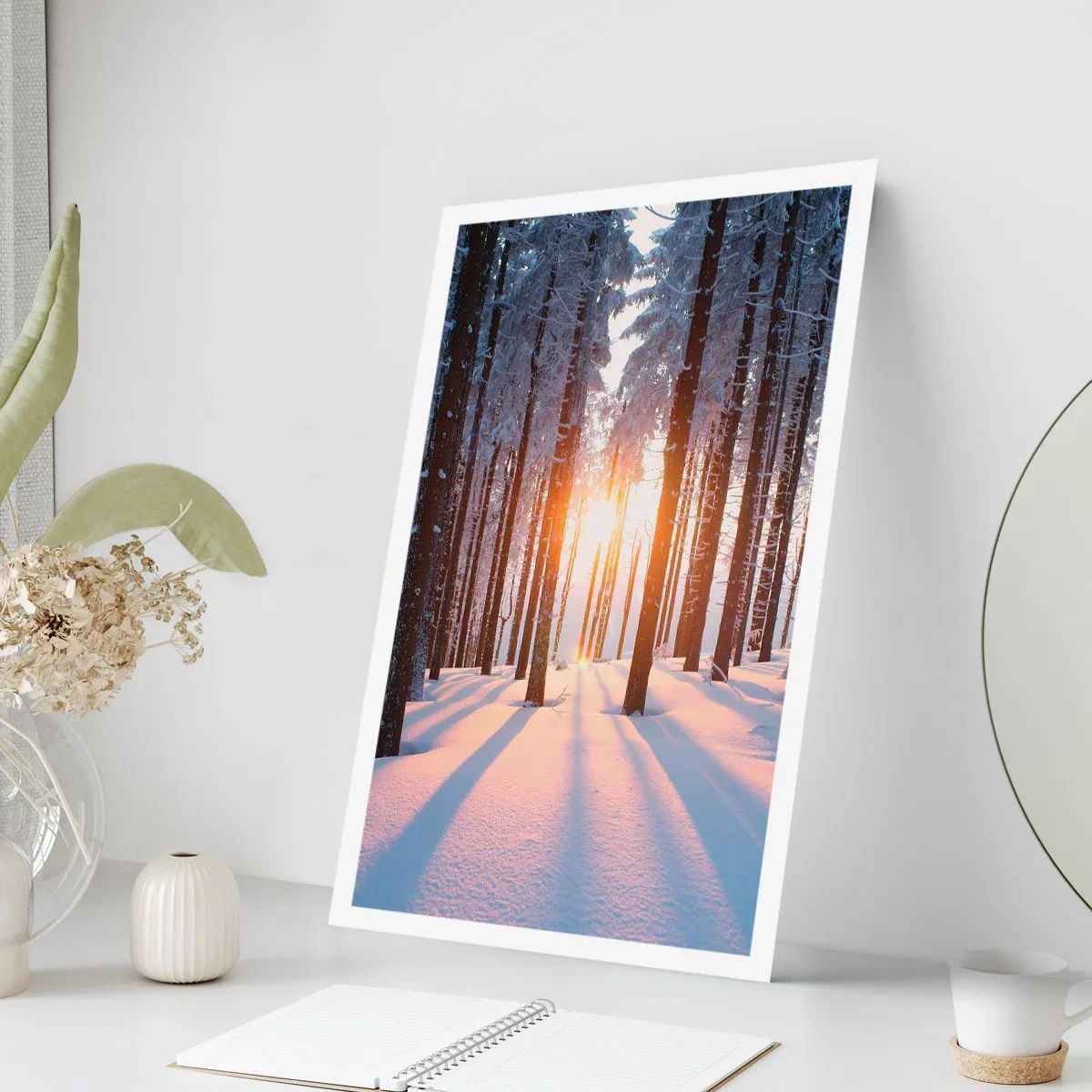 Plakat - Wyraźnie czarno na białym - 70x100 cm