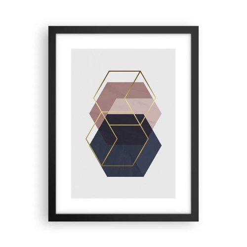 Plakat w czarnej ramie - Siła prostoty - 30x40 cm