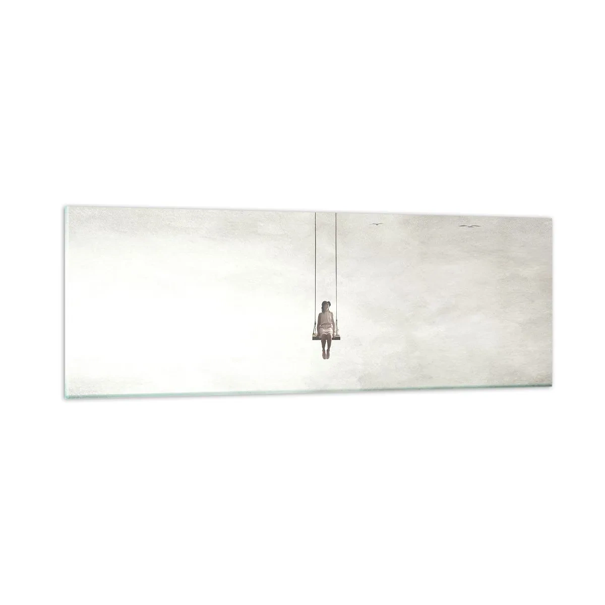 Obraz na szkle - Dziecko w nas - 90x30 cm