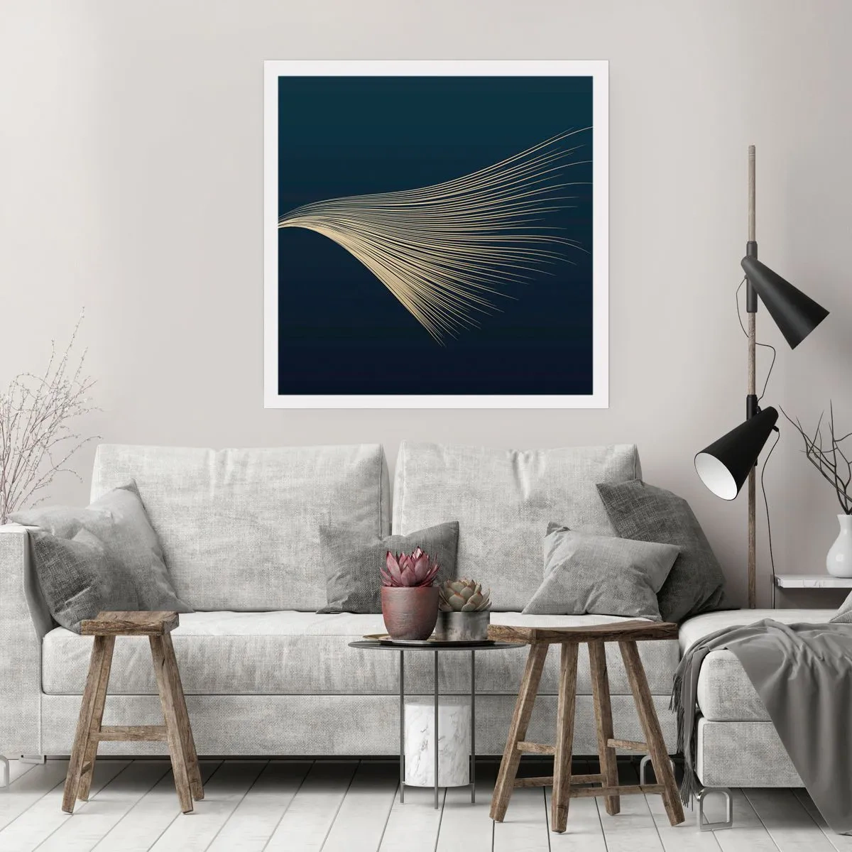Plakat - Jak anioła włos - 30x30 cm