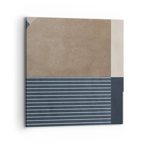 Obraz na płótnie - Kompozycja prostoty i krągłości - 70x70 cm