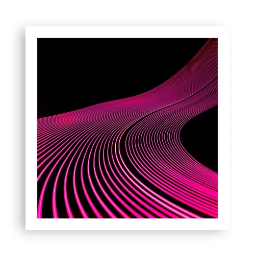 Plakat - Aleja światła - 60x60 cm