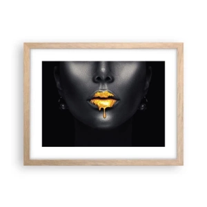 Plakat w ramie jasny dąb - Złotousta - 40x30 cm