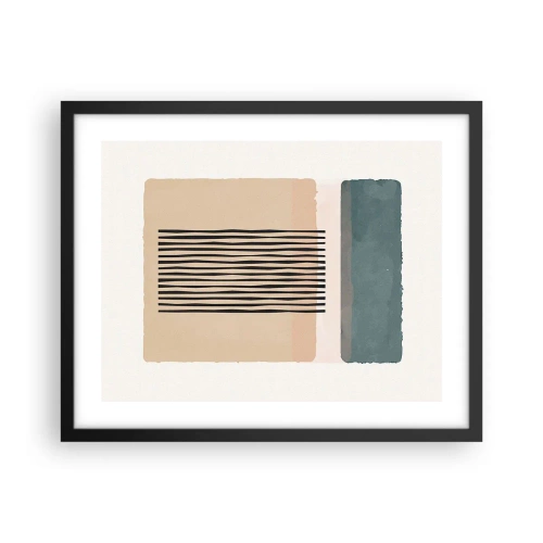 Plakat w czarnej ramie - Wszystko w porządku - 50x40 cm