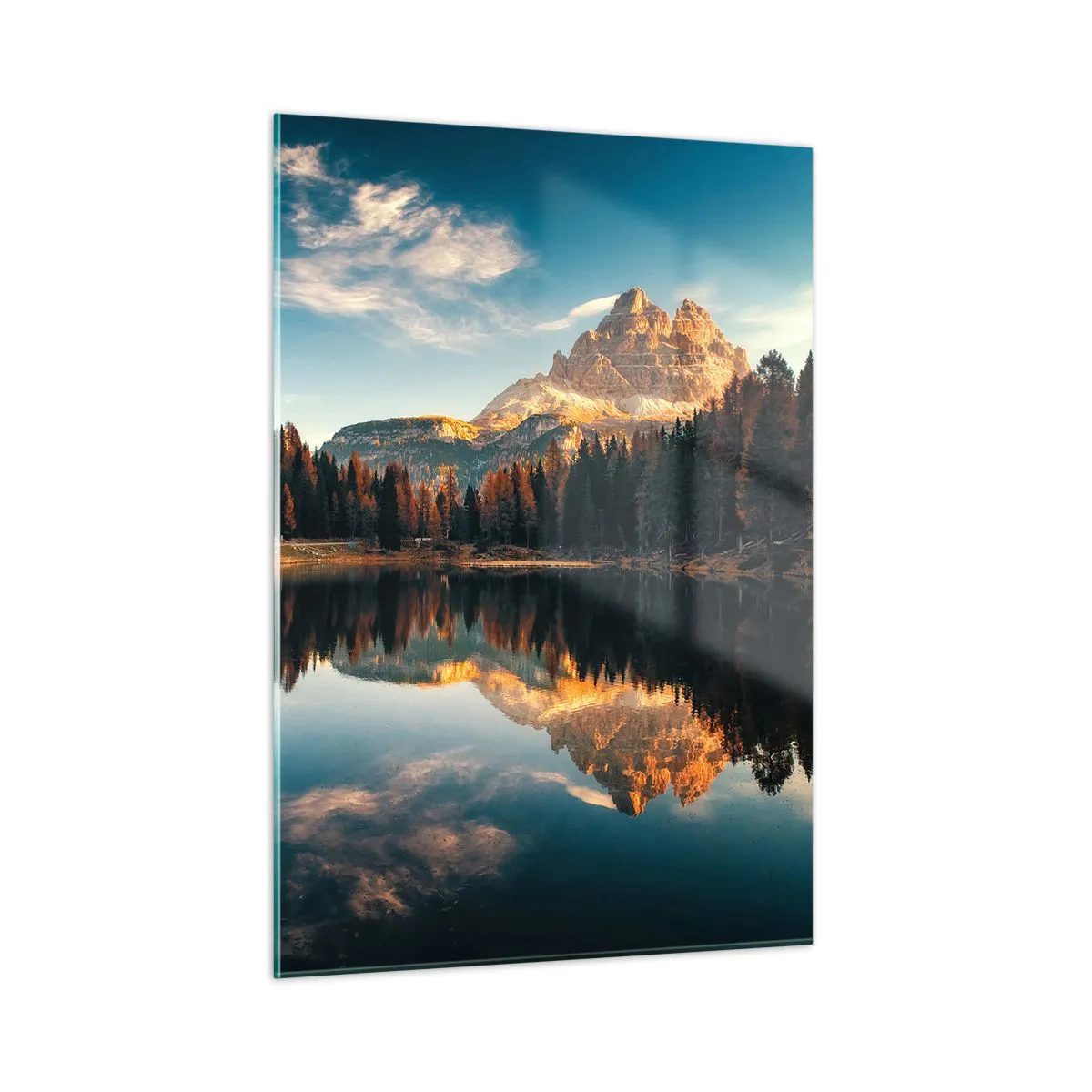 Obraz na szkle - Pejzaż podwójny - 50x70cm - Pejzaż podwójny - Nowoczesna dekoracja ścienna do salonu, kuchni i sypialni ARTTOR