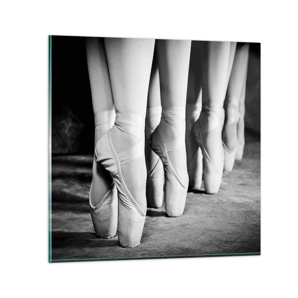 Obraz na szkle - Razem, lekko - 50x50 cm