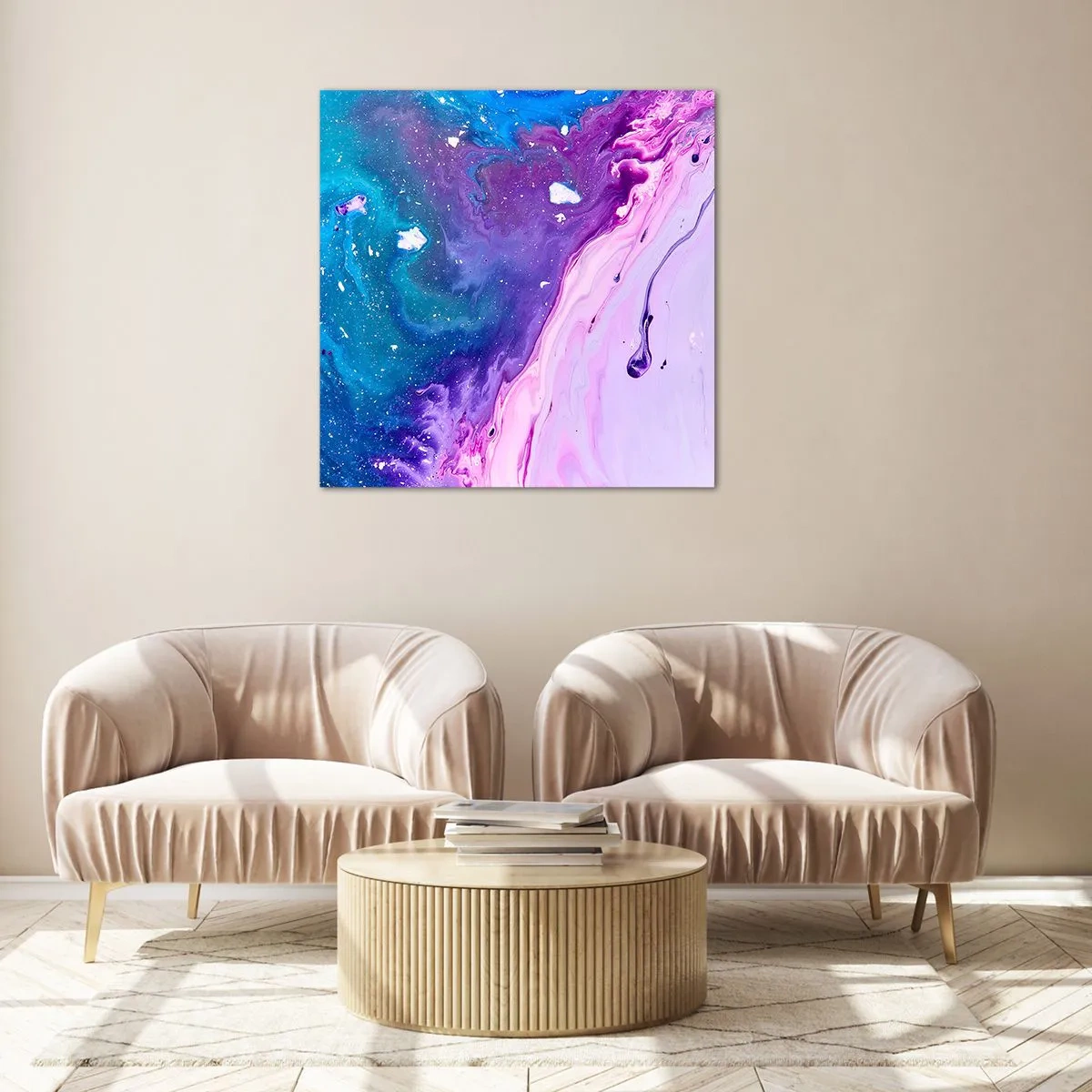 Obraz na szkle - Yin i yang - 70x70 cm