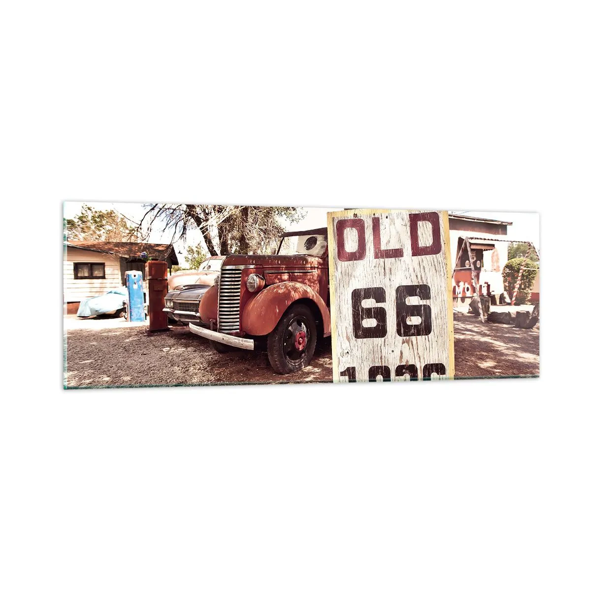 Obraz na szkle - Legenda amerykanskiej prowincji - 90x30 cm