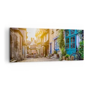 Obraz na płótnie - Biały duch miasteczka - 100x40 cm