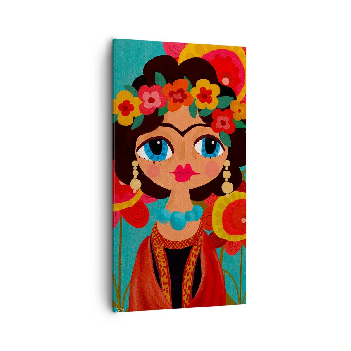 Obraz na płótnie - Makowa panienka - 55x100 cm