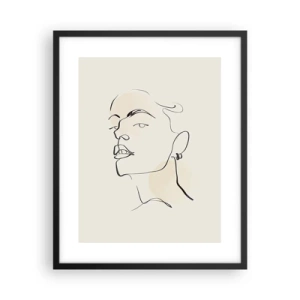 Plakat w czarnej ramie - Dumne spojrzenie - 40x50 cm