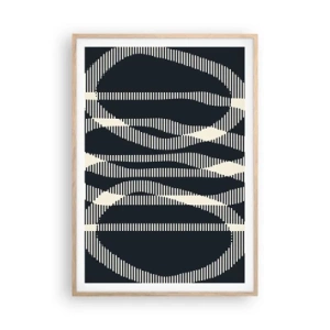 Plakat w ramie jasny dąb - Próba przełamania ciemności - 70x100 cm