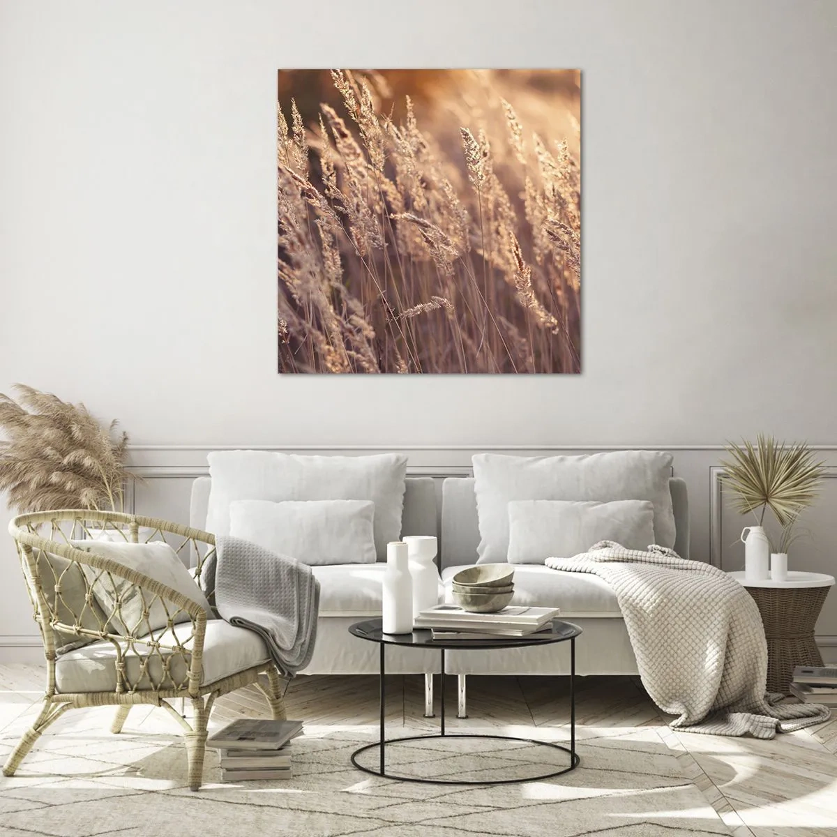 Obraz na szkle - Gotowe na powitanie jesieni - 70x70 cm