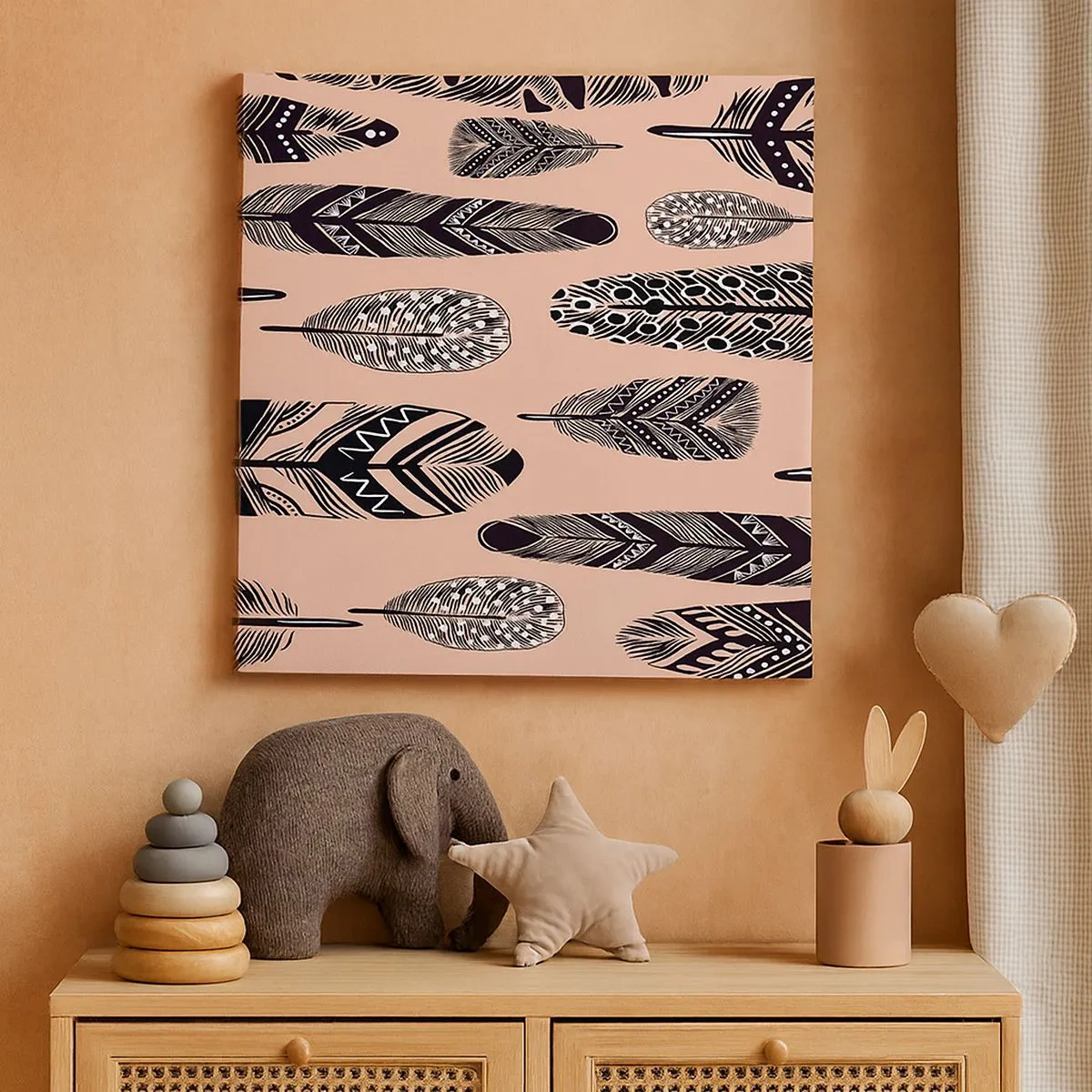 Obraz na płótnie - Indiańska kolekcja - 30x30 cm