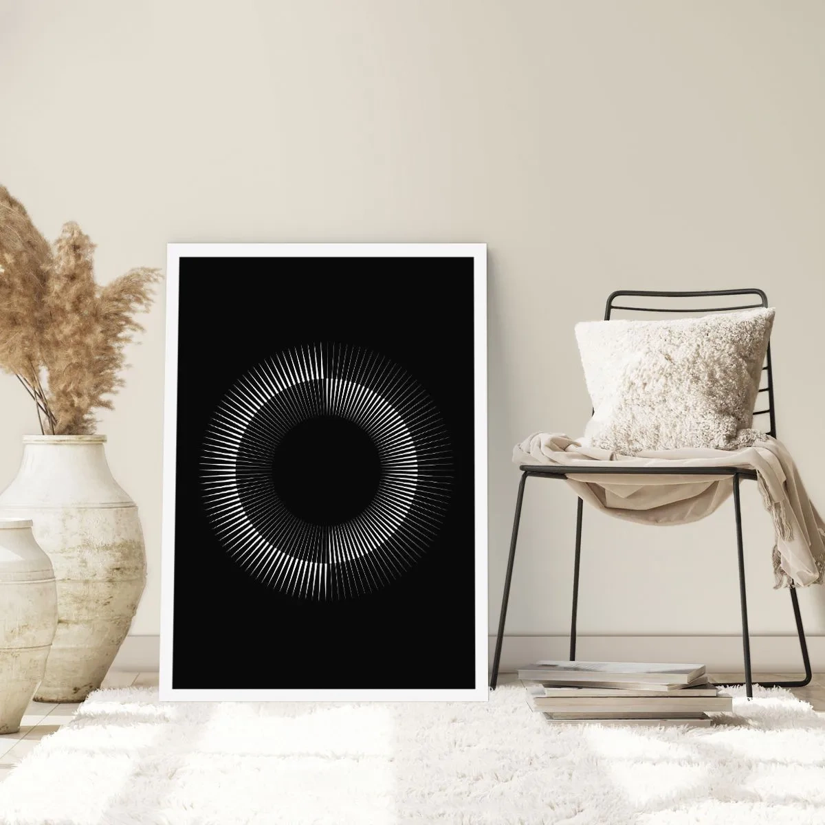 Plakat - Czarne Słońce - 40x50 cm