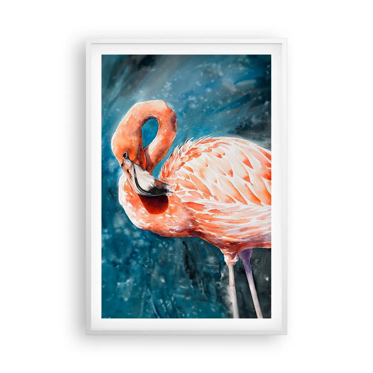 Plakat w białej ramie - Dekoracyjny z natury - 61x91 cm