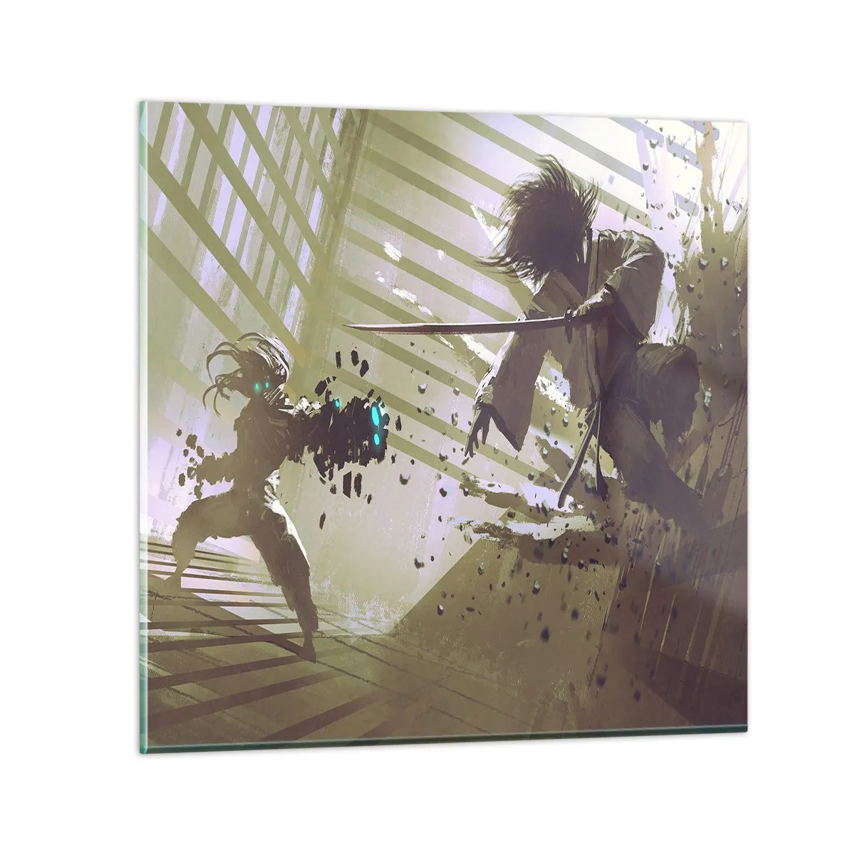 Obraz na szkle - I ty możesz być samurajem - 60x60 cm