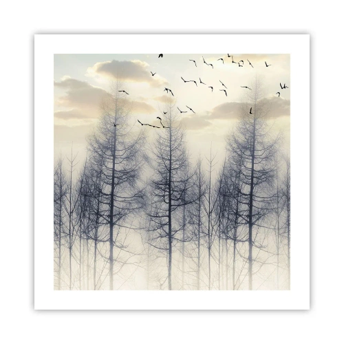 Plakat - Duchy lasu - 50x50 cm