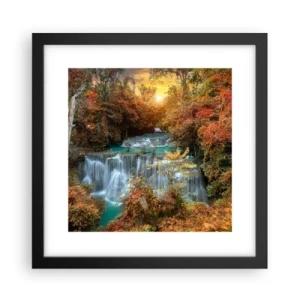 Plakat w czarnej ramie - Ukryty skarb lasu - 30x30 cm