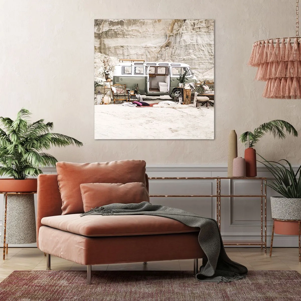 Obraz na płótnie - Podróż czas zacząć - 70x70 cm