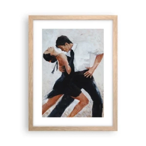 Plakat w ramie jasny dąb - Tango mych marzeń i snów - 30x40 cm