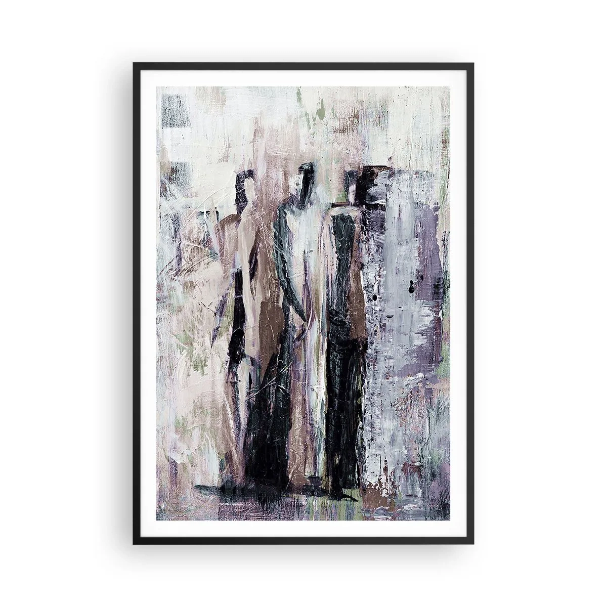 Plakat w czarnej ramie - Tajemnicza trójka - 70x100 cm