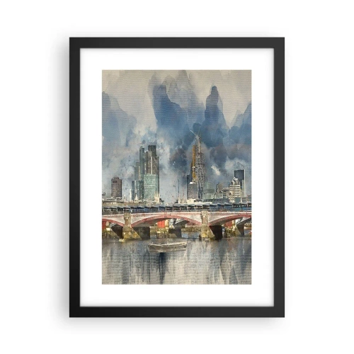 Plakat w czarnej ramie - Londyn w całej okazałości - 30x40 cm