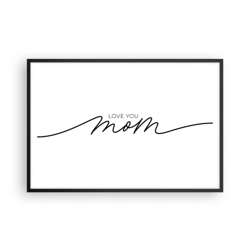 Plakat w czarnej ramie - Wielkie wzruszenie - 91x61 cm