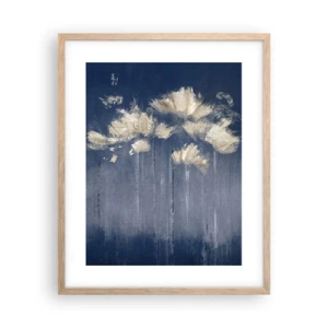 Plakat w ramie jasny dąb - Jak płatki na wietrze - 40x50 cm