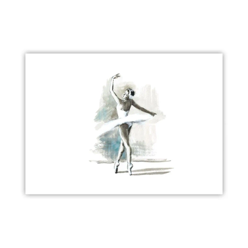 Plakat - Zaklęta w łabędzia - 70x50 cm