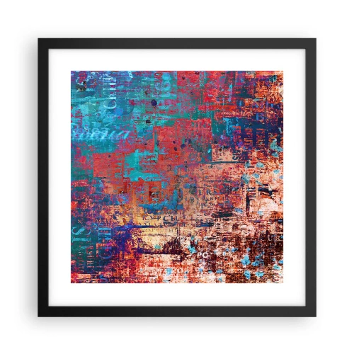 Plakat w czarnej ramie - Pamięć i niepamięć - 40x40 cm