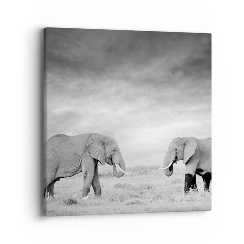 Obraz na płótnie - Szare jest piękne - 40x40 cm