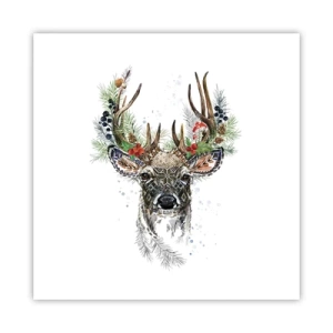 Plakat - W świątecznej szacie - 40x40 cm