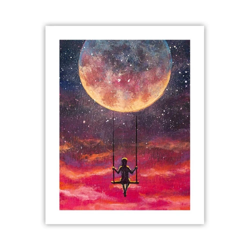 Plakat - Bujać w obłokach - 40x50 cm